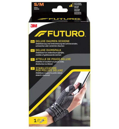 Futuro Deluxe duimspalk maat S/M zwart (1 stuk)