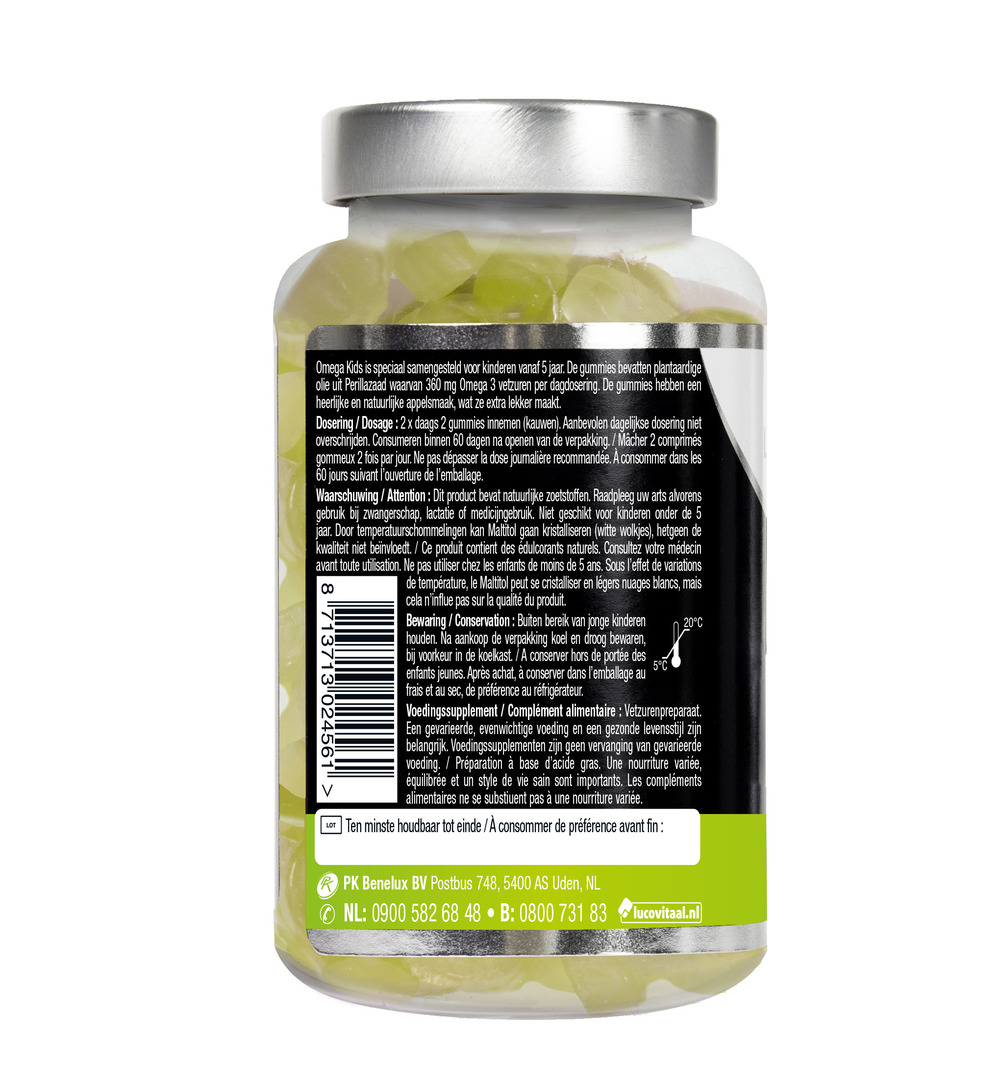 Lucovitaal Omega 3 Kids (60 gummies)