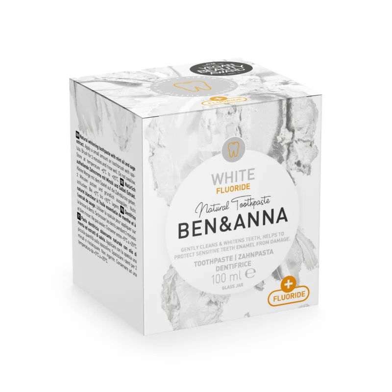 Ben & Anna Tandpasta White Fluoride (100 gr)