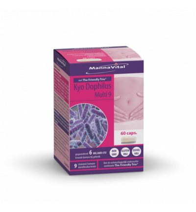 Mannavital Kyo dophilus multi 9 (60 capsules)