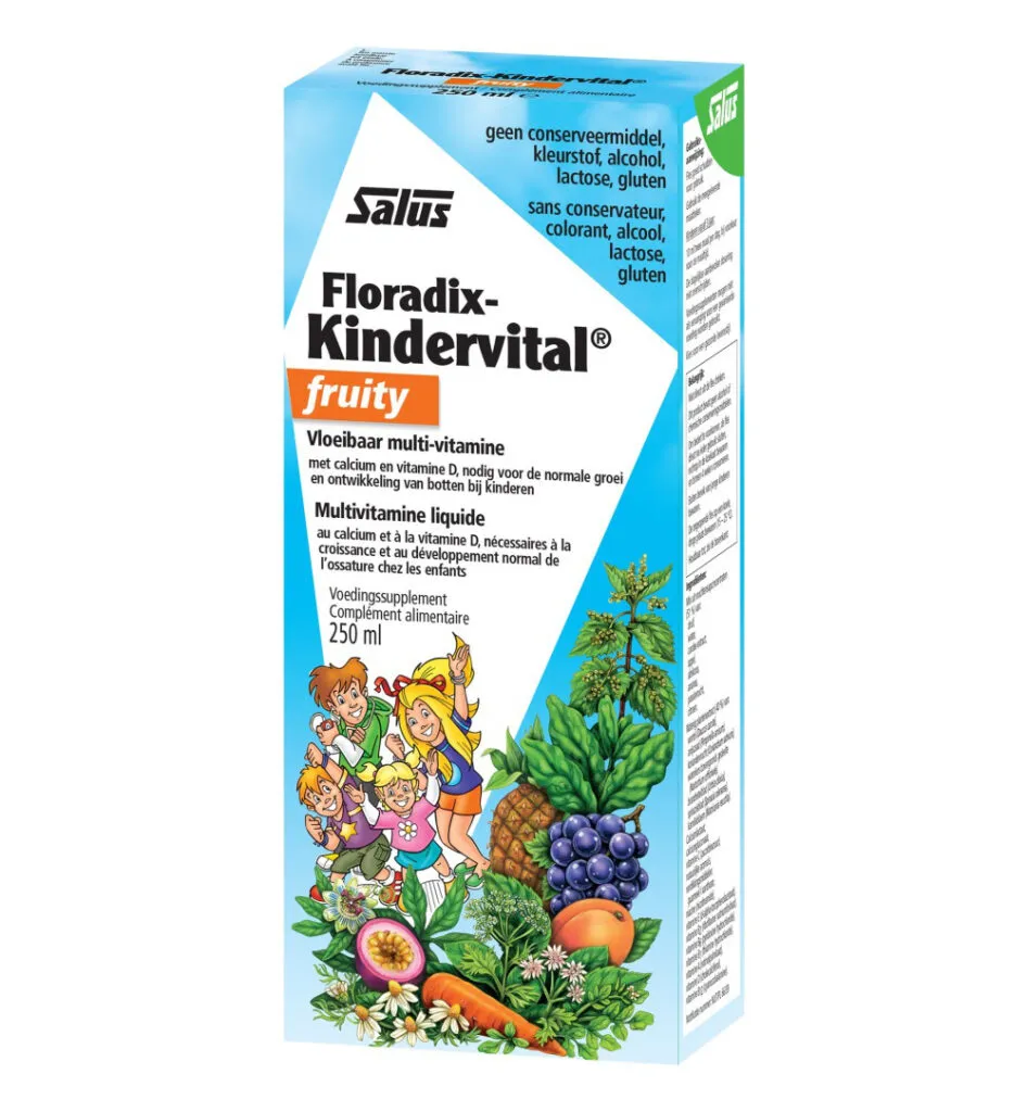 Salus Floradix kindervital fruity glutenvrij (250 ml)