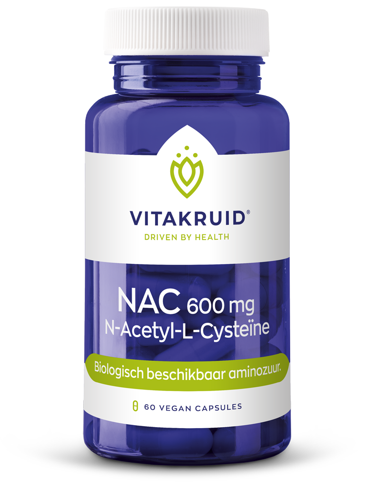 Vitakruid Nac 0 Mg N-Acetyl-L-Cysteïne (60 vega capsules)