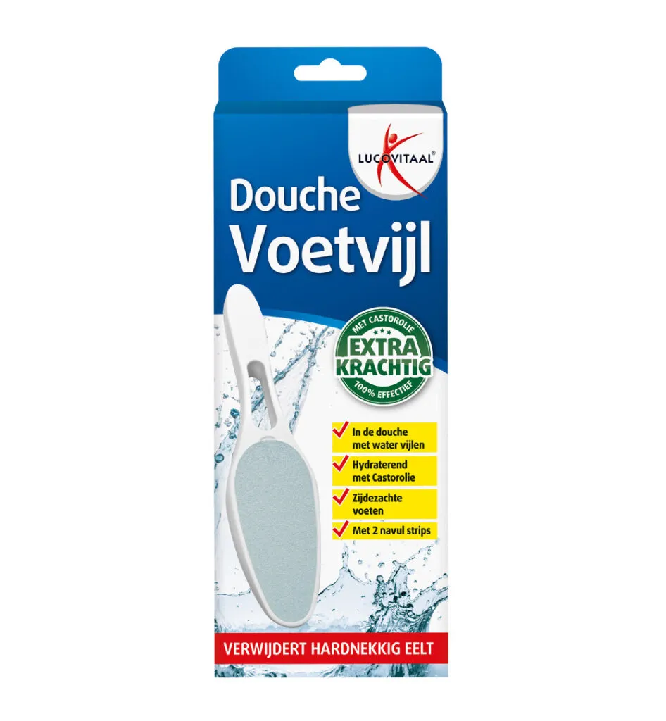 Lucovitaal Douche Voetvijl (1 stuk)