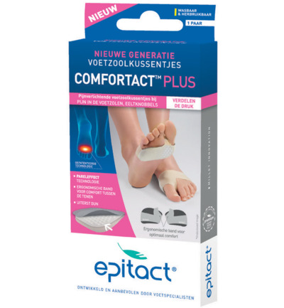 Epitact Voetzoolkussentjes Comfort Maat 36/38 (2 stuks)