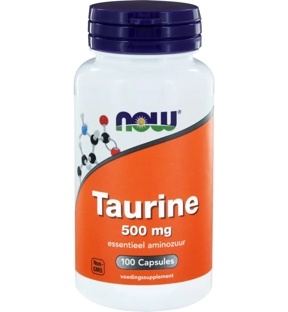 Now Taurine 500 mg (100 vega capsules)