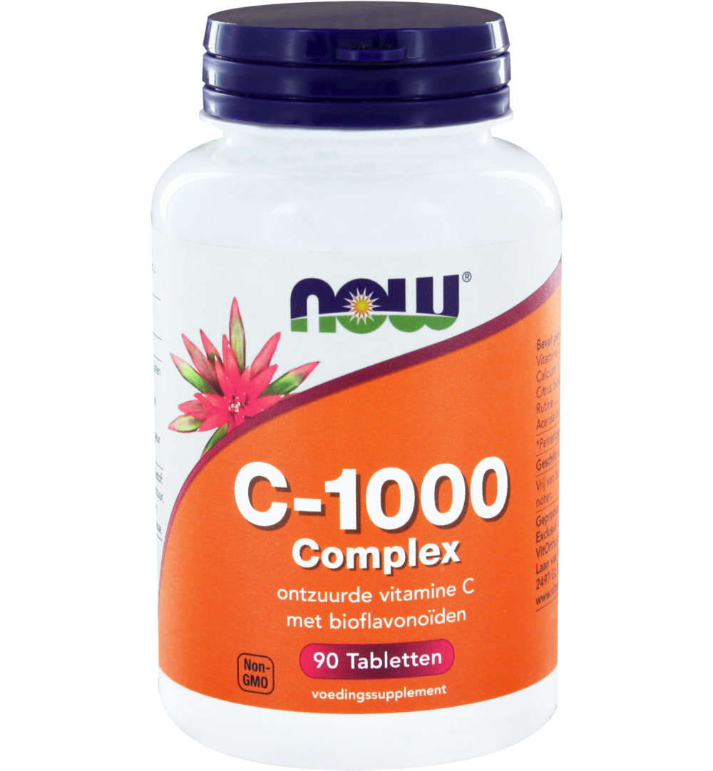 Now Vitamine C 1000 mg complex (90 tabletten)