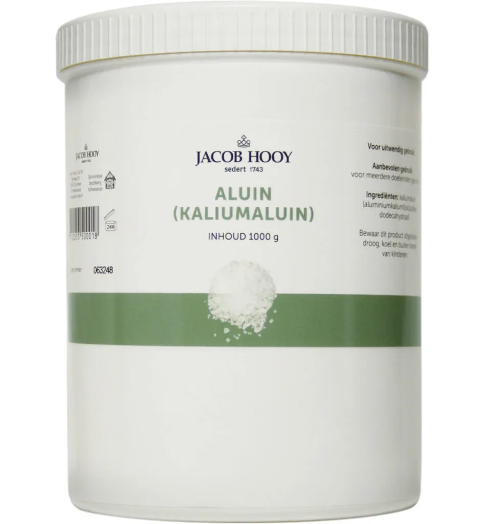 Jacob Hooy Aluin meelkristal pot (1000 gr)