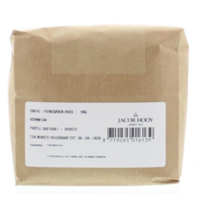 Jacob Hooy Fenegriek heel (1000 gr)