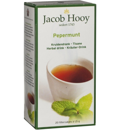 Jacob Hooy Pepermuntthee (20 stuks)