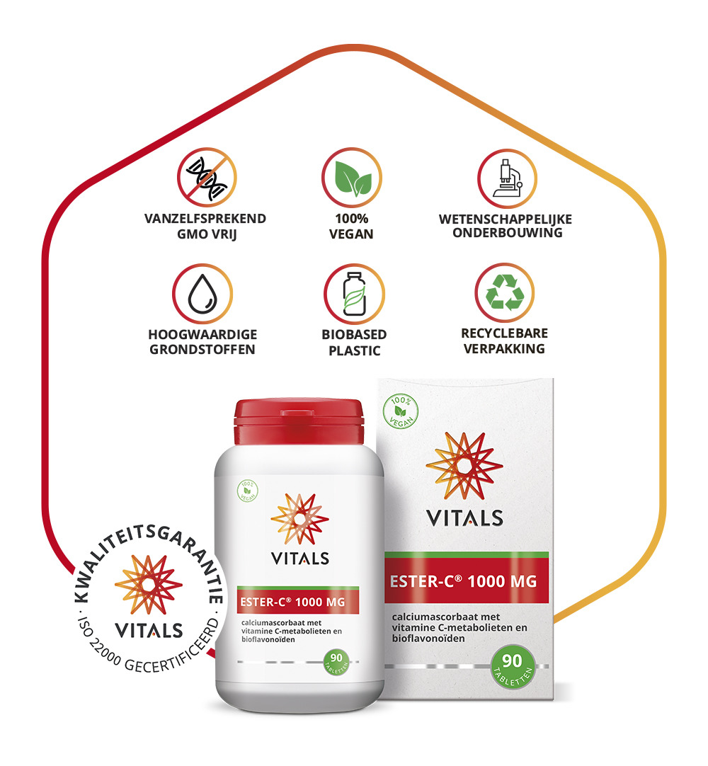 Vitals Ester C 1000 mg (90 tabletten) - image 4