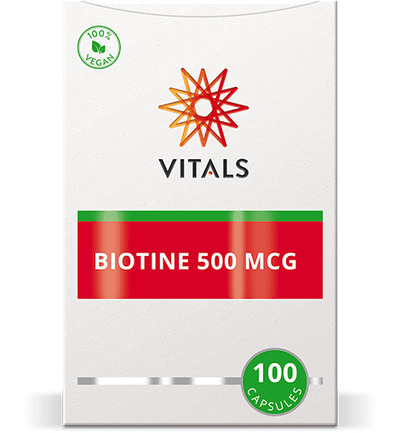 Vitals Biotine 500mcg (100 capsules) - image 2
