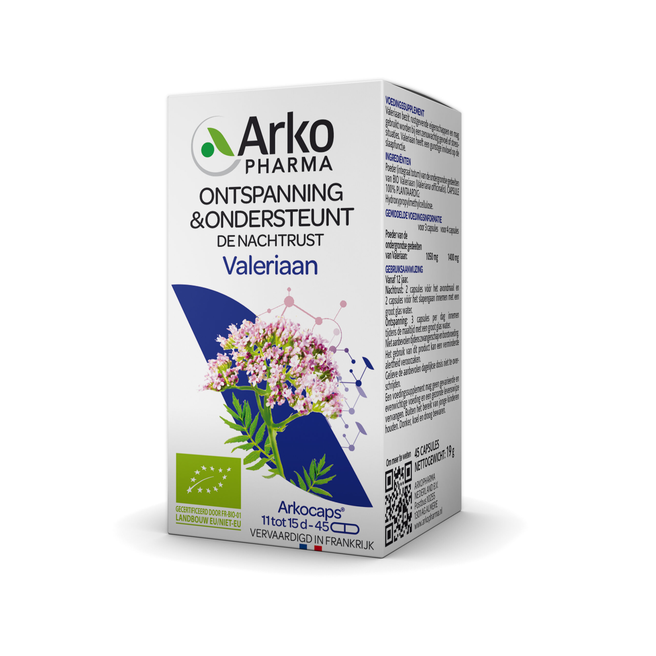 Arkocaps Valeriaan Bio (45 capsules)