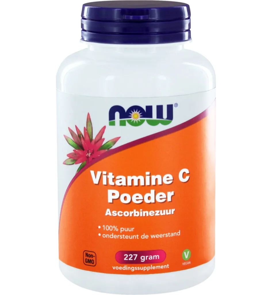 Now Vitamine C poeder ascorbinezuur (227 gr)