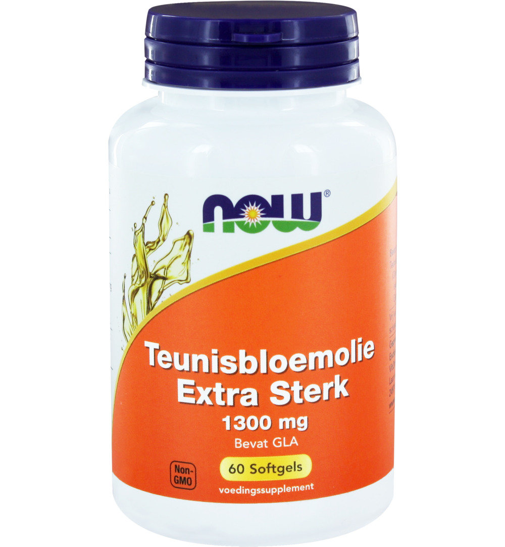 Now Teunisbloemolie Extra Sterk 1300 Mg (60 softgels)
