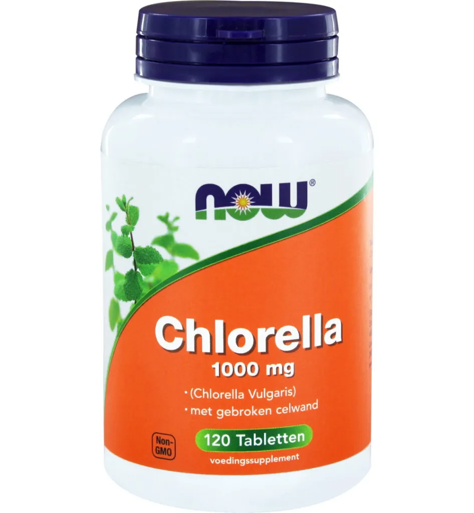 Now Chlorella 1000 mg (120 tabletten)