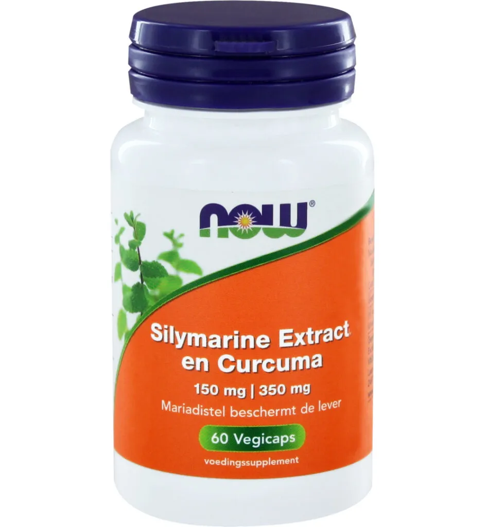 Now Silymarine/mariadistel extract en curcuma (60 vega capsules)