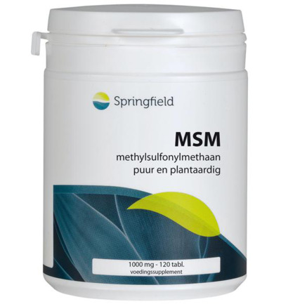 Springfield MSM 1000 mg (120 tabletten)