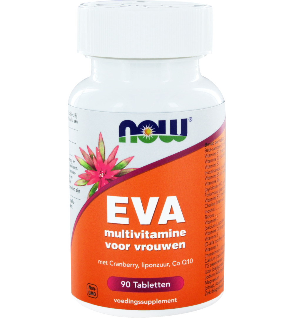 Now Eva multivitamine voor vrouwen (90 tabletten)