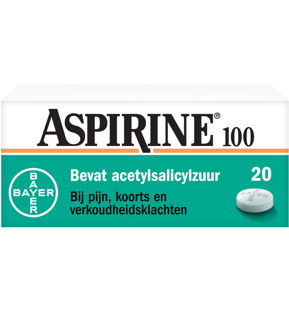 Aspirine 100mg (20 tabletten)