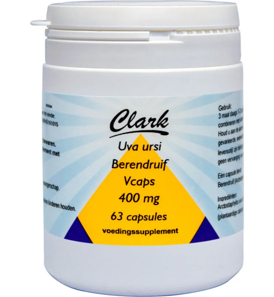 Clark Uva ursi 400mg (63 vega capsules)
