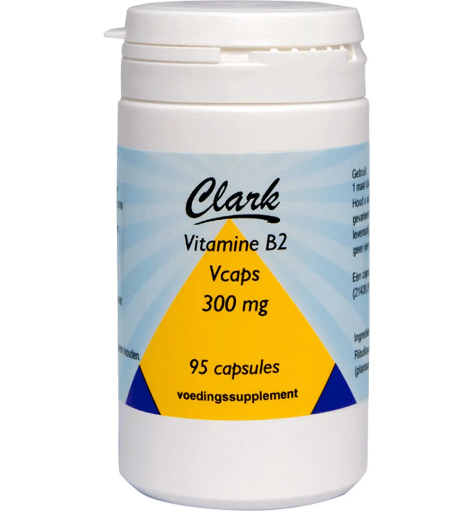 Clark Vitamine B2 300mg (95 vega capsules)