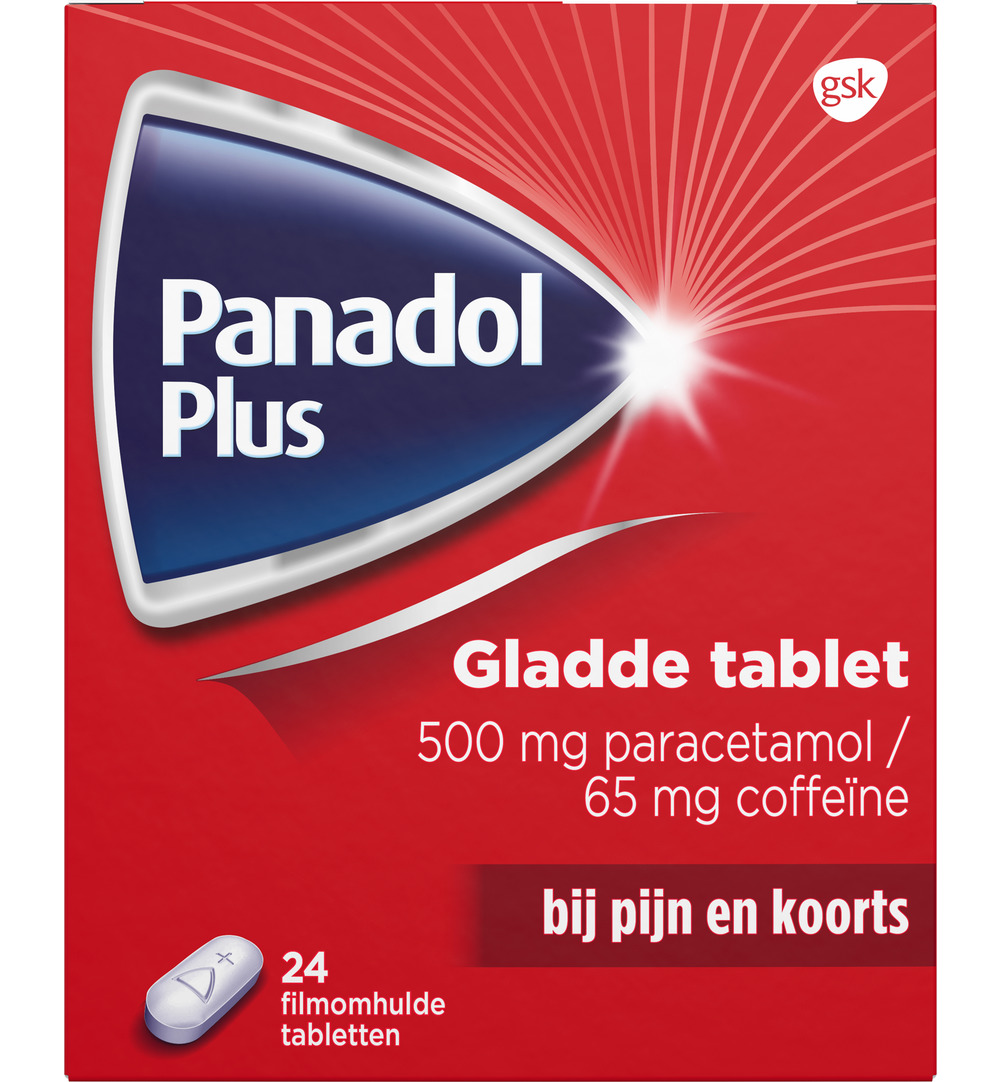 Panadol Plus glad (24 tabletten)