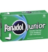 Panadol Junior 250 mg (10 zetpillen)