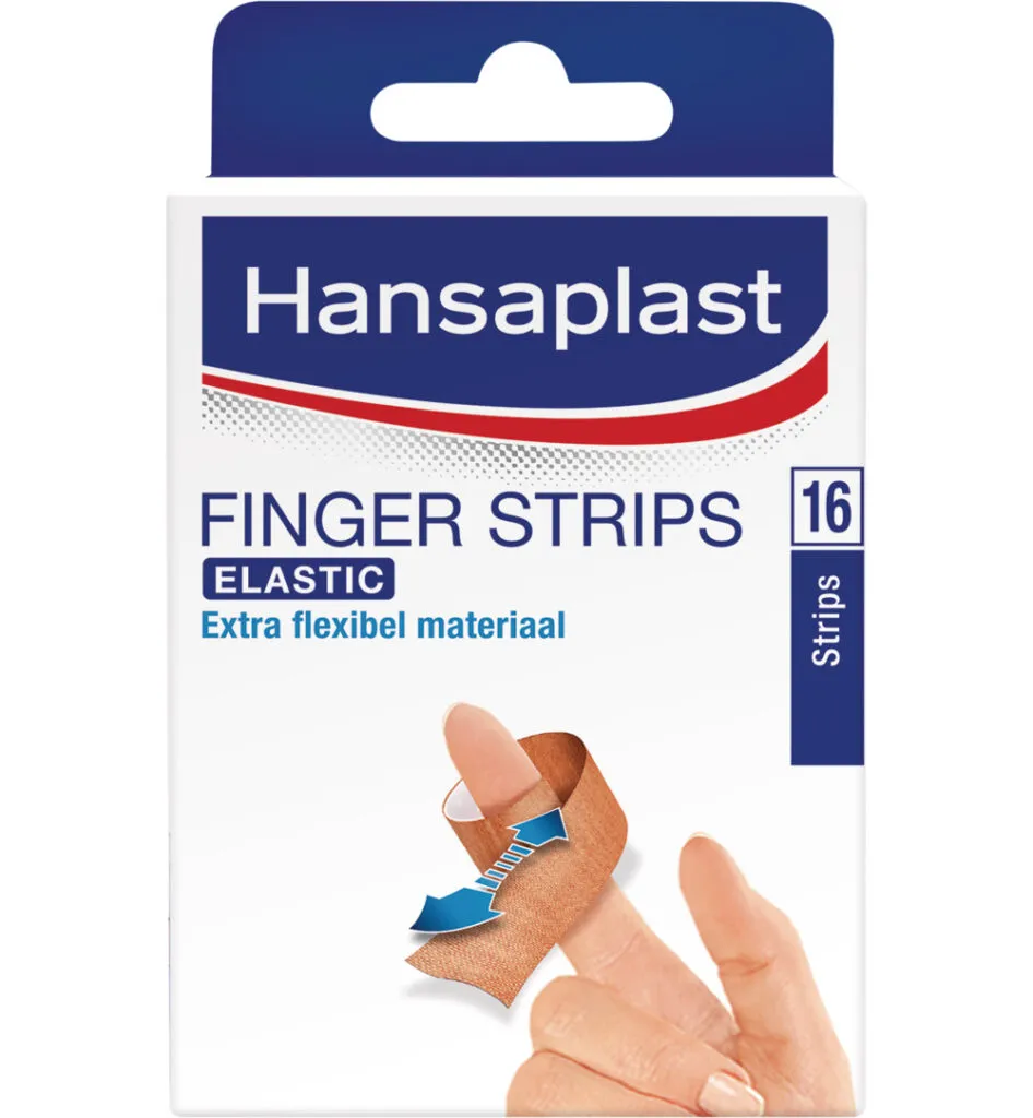 Hansaplast Vingerpleister elastisch strips (16 stuks)