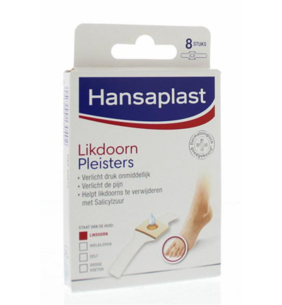 Hansaplast Voet likdoornpleister (8 stuks)