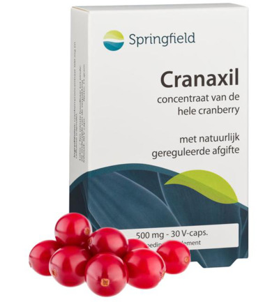 Springfield Cranaxil cranberry 500 mg (30 vega capsules)