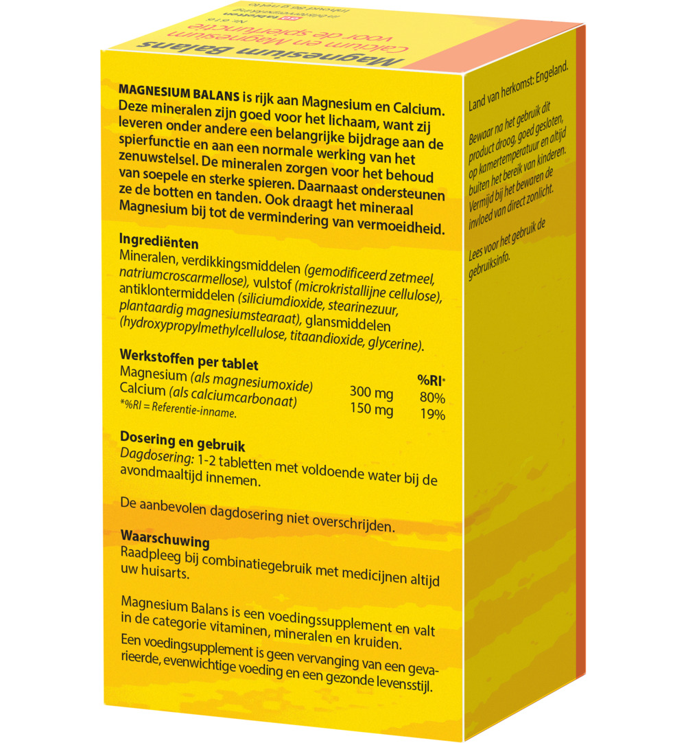 Bloem Magnesium Balans (60 tabletten)