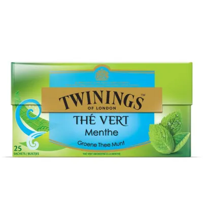 Twiningsgreen mint (25 stuks)