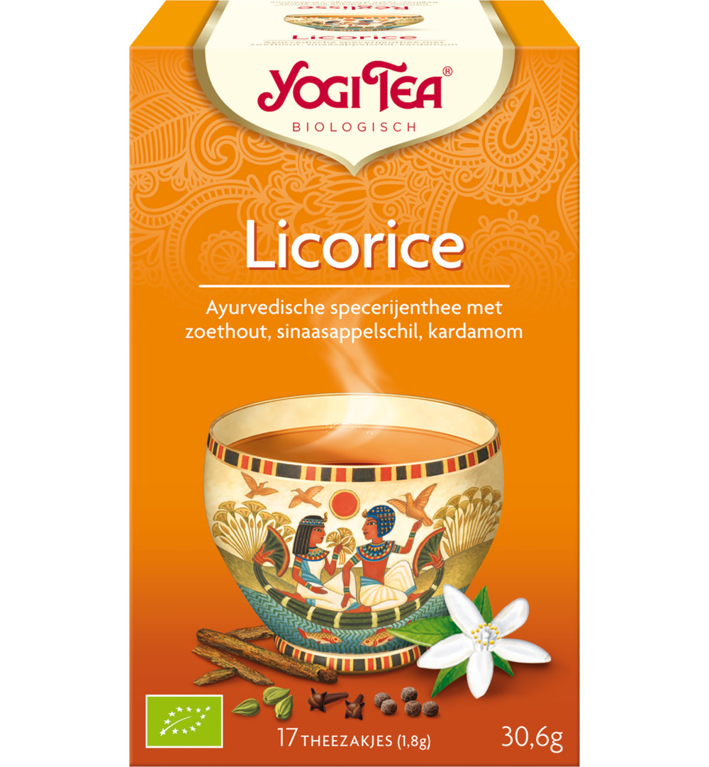 Yogi Tea Licorice Egyptian bio (17 stuks)