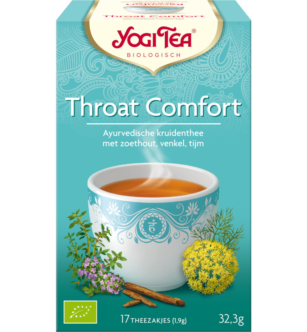 Yogi Tea Throat comfort bio (17 stuks)