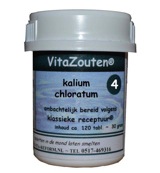 VitaZouten Kalium muriaticum/chloratum VitaZout Nr. 04 (120 tabletten)