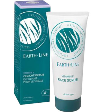 Earth-Line Vitamine E gezichtsscrub (100 ml)