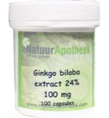 Natuurapotheek Ginkgo biloba 24% 100 mg (100 capsules)