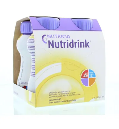 Nutridrink Banaan 4x200ml (4 stuks)