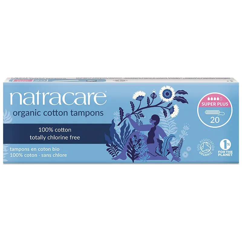 Natracare Tampons katoen super+ (20 stuks)