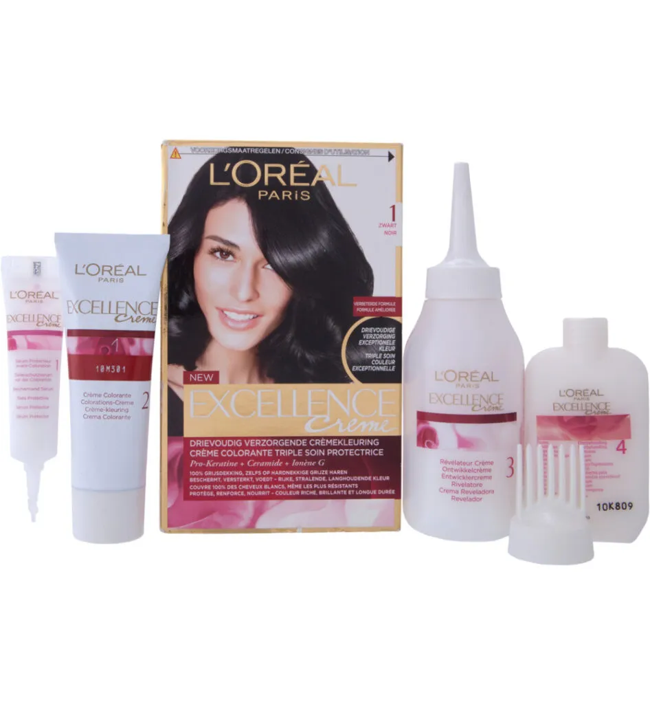 L'Oréal Excellence 1 Zwart (1 set)