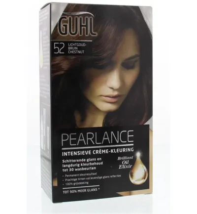 Guhl Pearlance Intensieve Cremekleur 52 Licht Goudbruin (1 set)