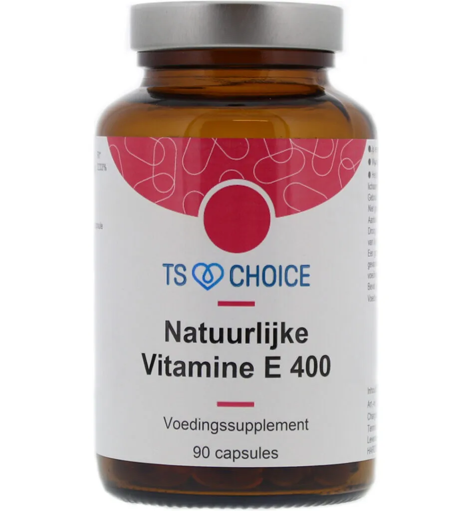 TS Choice Natuurlijke Vitamine E (90 capsules)