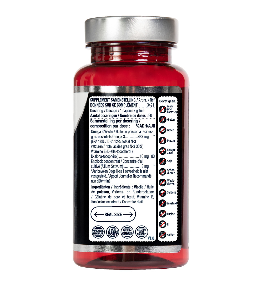 Lucovitaal Visolie & Knoflook (90 capsules)