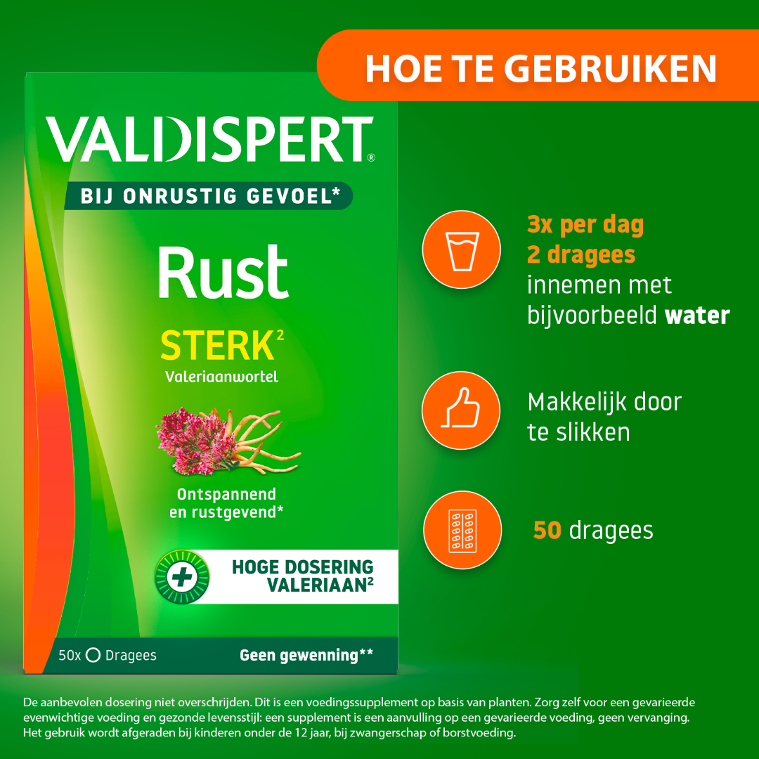 Valdispert Rust sterk (50 dragees) - image 3
