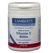 Lamberts Vitamine E 400IE natuurlijk (60 vega capsules)