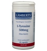 Lamberts L-Tyrosine 500mg (60 capsules)