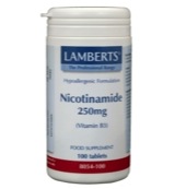 Lamberts Vitamine B3 250mg (100 tabletten)