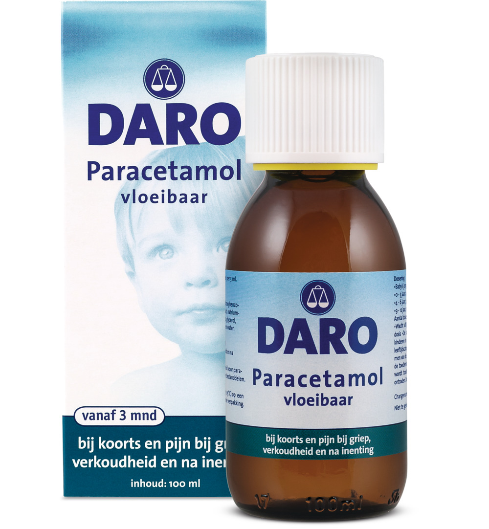 Daro Paracetamol Vloeibaar Kind (100 ml)