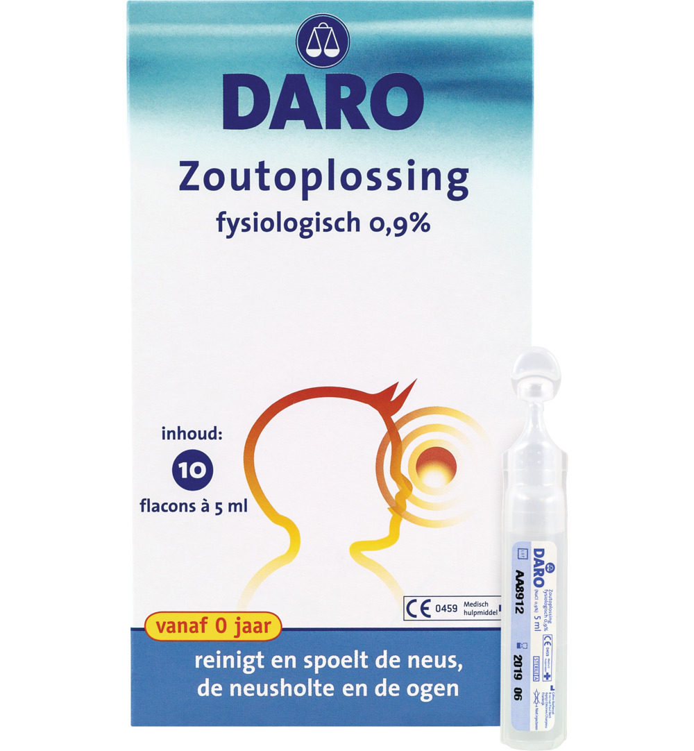 Daro Fysiologisch Zoutoplossing (10 x 5 ml)