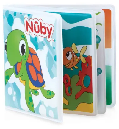 Nuby Speelboekje kunststof met piep (1 stuk)